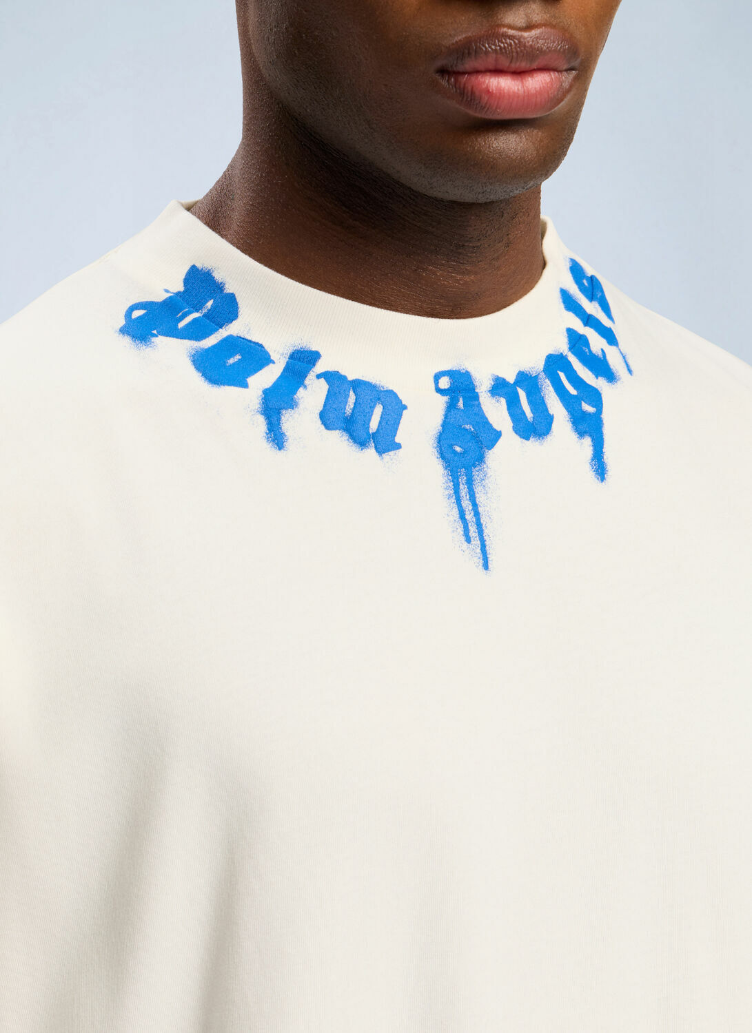 Palm Angels Curved Logo Over T-shirt