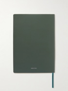 Pineider - Blues Notes Printed Leather Notebook