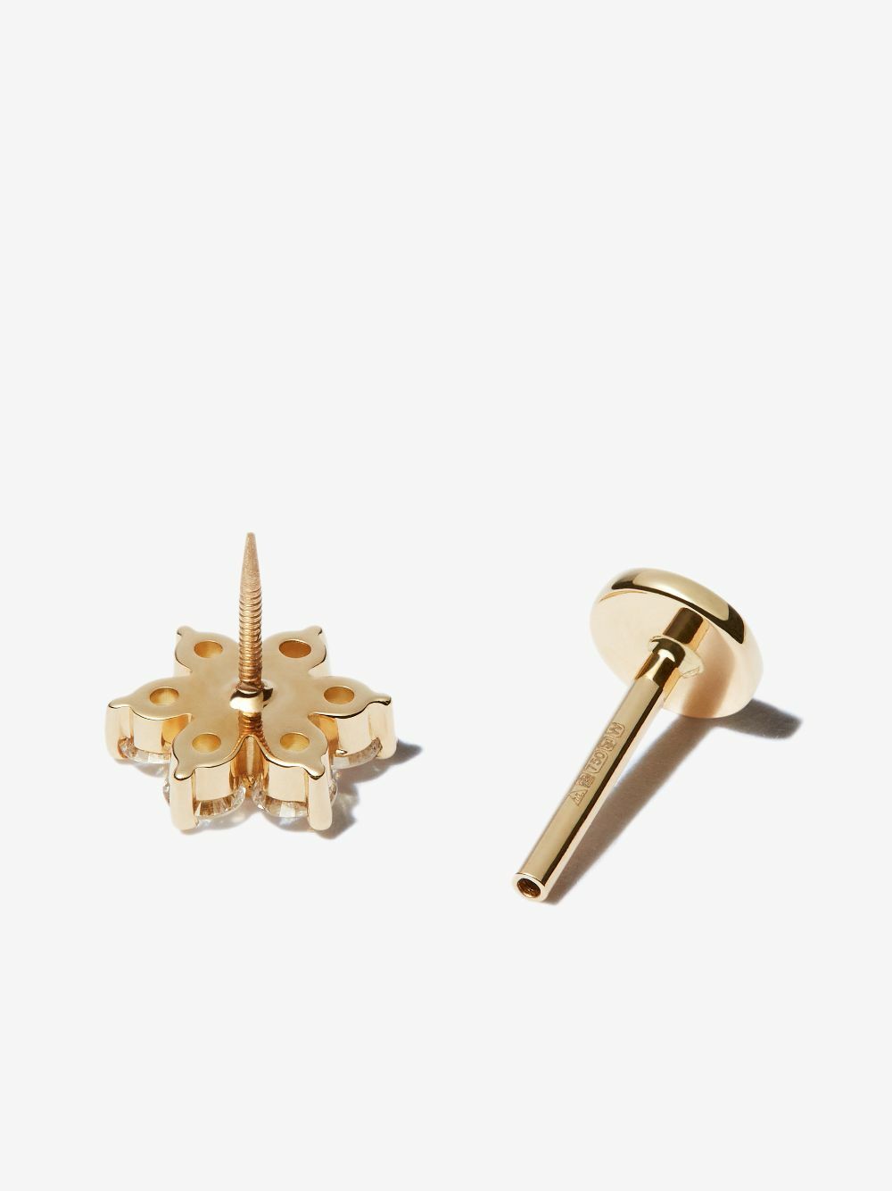 Persée 18K Yellow Gold Diamond Single Stud Earring