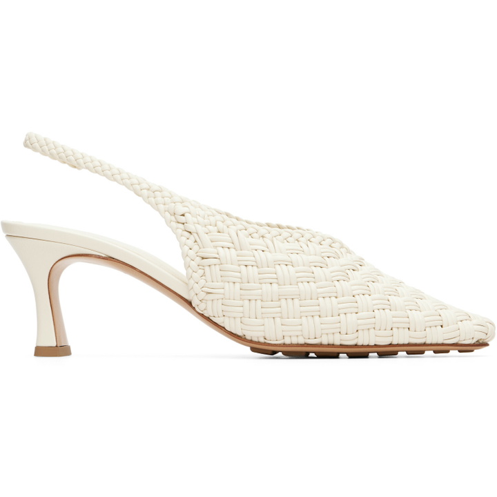 Photo: Bottega Veneta Off-White Sofia Heels