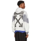 Off-White Grey Spray Over Hoodie
