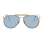Thom Browne Gold TB015 Sunglasses