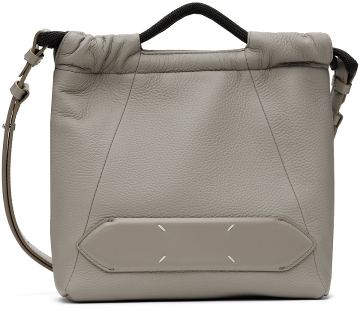 Photo: Maison Margiela Gray Soft 5AC Drawstring Small Bag