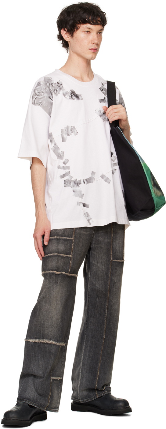 doublet Black Frankenstein Cutting Jeans