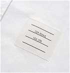 Thom Browne - Button-Down Collar Striped Cotton Oxford Shirt - White