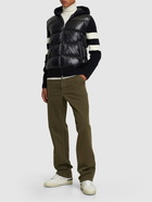 MONCLER - Extrafine Wool & Tech Cardigan