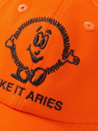 Aries - Embroidered Cotton-Twill Baseball Cap
