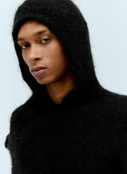 Aaron Esh Mohair Tied Hooded Sweater