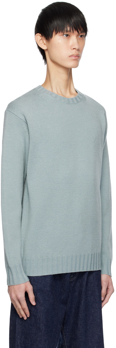 AURALEE Blue Washed Sweater Auralee