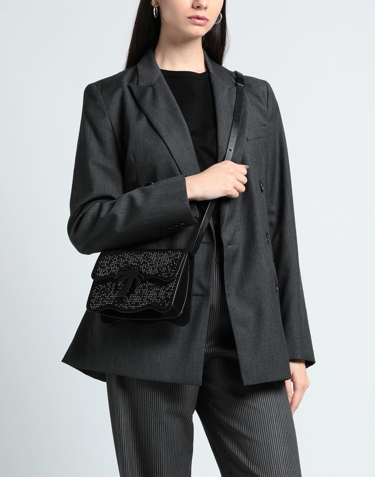 Palm Angels Womens Cross-body bag in Black