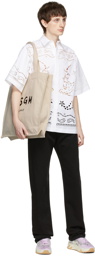 MSGM White Cotton Shirt