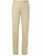 Mr P. - Straight-Leg Wool, Silk and Linen-Blend Trousers - Neutrals