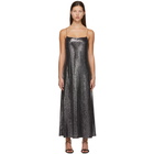 Rosetta Getty Silver Paillette Camisole Dress