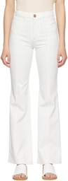 See by Chloé White Flared Jeans