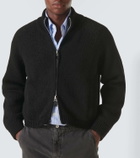 Our Legacy Cropped wool zip-up sweater