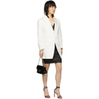 Unravel White Oversized Blazer