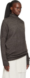 Lauren Manoogian Gray Askew Funnel Turtleneck