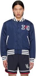 ICECREAM Navy 'IC' Classic Bomber Jacket