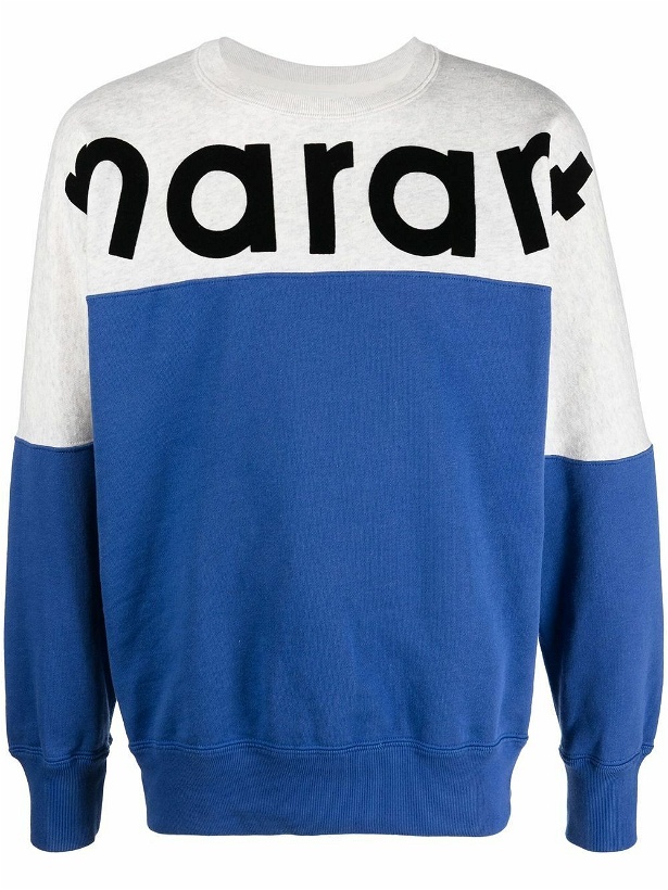 Photo: ISABEL MARANT - Colour-block Sweatshirt With Logo