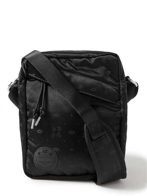 Photo: Porter-Yoshida and Co - POTR Logo-Appliquéd Nylon-Jacquard Messenger Bag