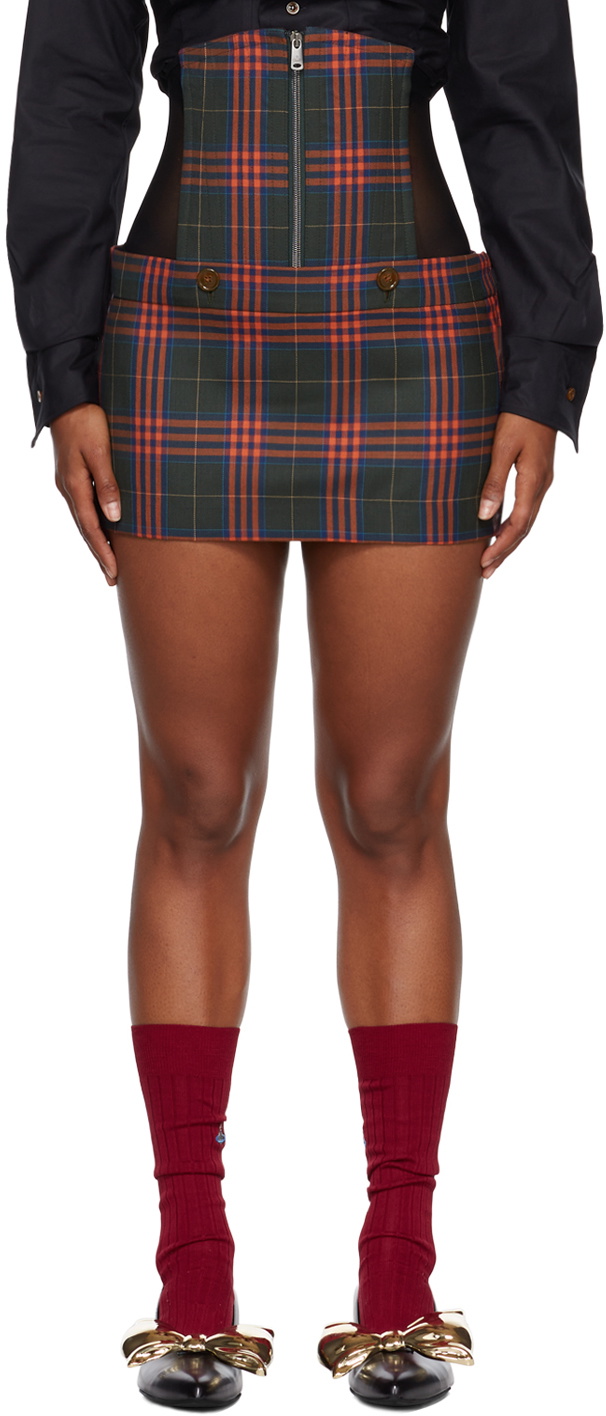 ミニスカート [VIVIENNE WESTWOOD]CUTOUT FOAM SKIRT (19030013 W00IY K311) VIVIENNE WESTWOOD]CUTOUT FOAM SKIRT (19030013 W00IY K311