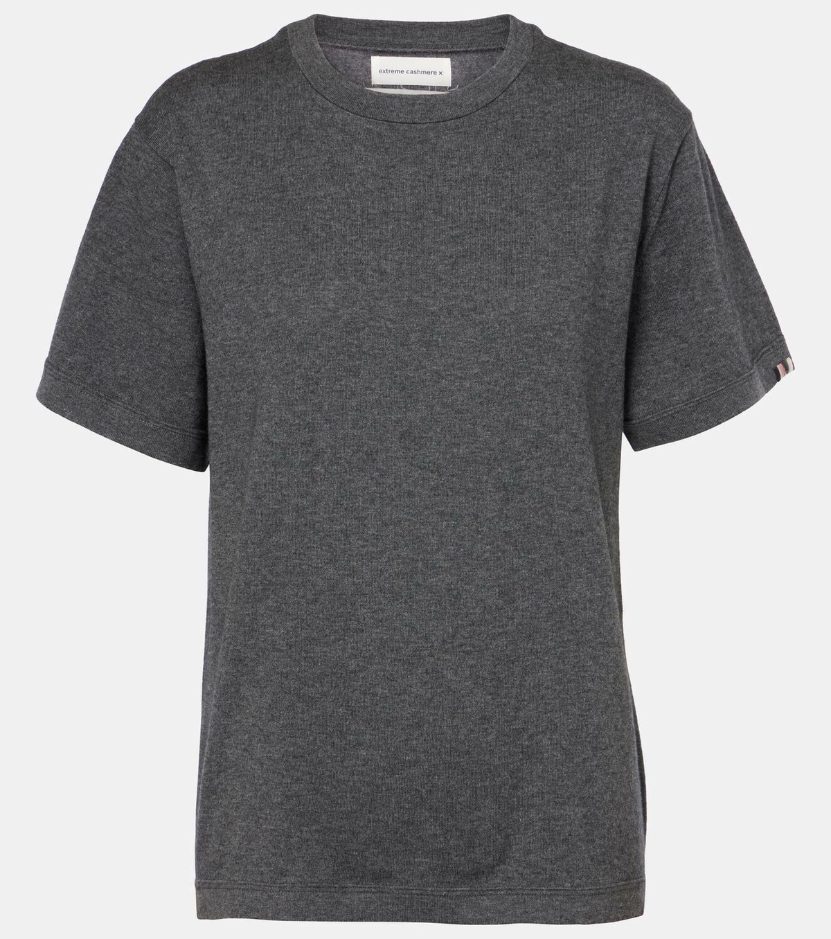 extreme cashmere カシミアTシャツ extreme cashmere cotton t-shirt cropped – 267 tina