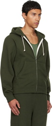 Veneda Carter SSENSE Exclusive Green Zip-Up Hoodie