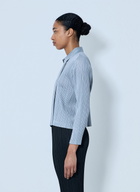 Pleats Please Issey Miyake Structured Pleat Long Sleeve Shirt