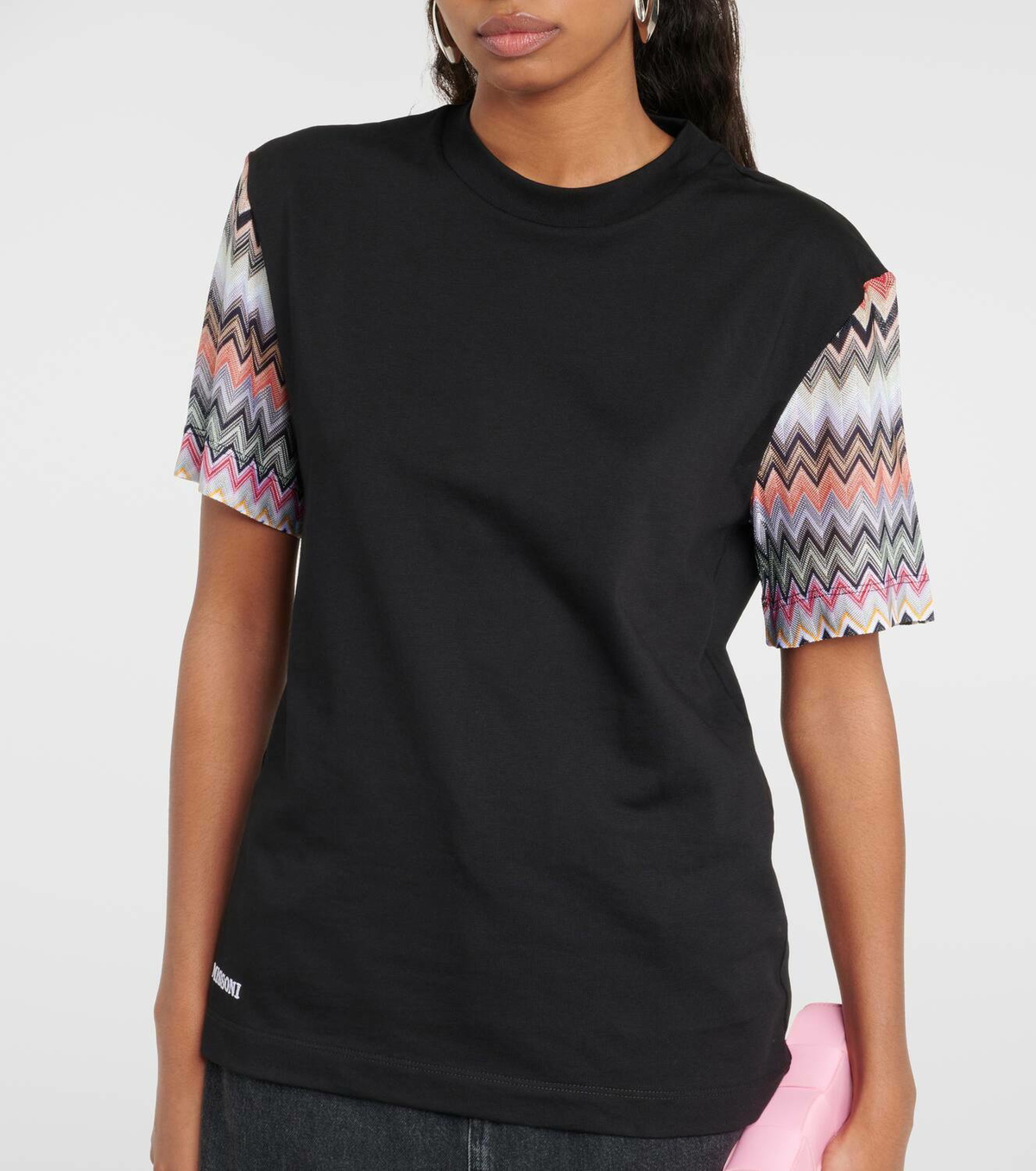 【関税込】◆MISSONI ミッソーニ◆ロゴ コットン Tシャツ Missoni Zig Zag cotton jersey T-shirt Missoni