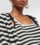 Dorothee Schumacher Striped cardigan and tank top set