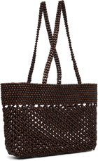 Cordera Brown Wooden Beads Tote