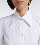 Dolce&Gabbana Cotton-blend poplin shirt