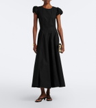 Dôen Rivelle cotton poplin midi dress