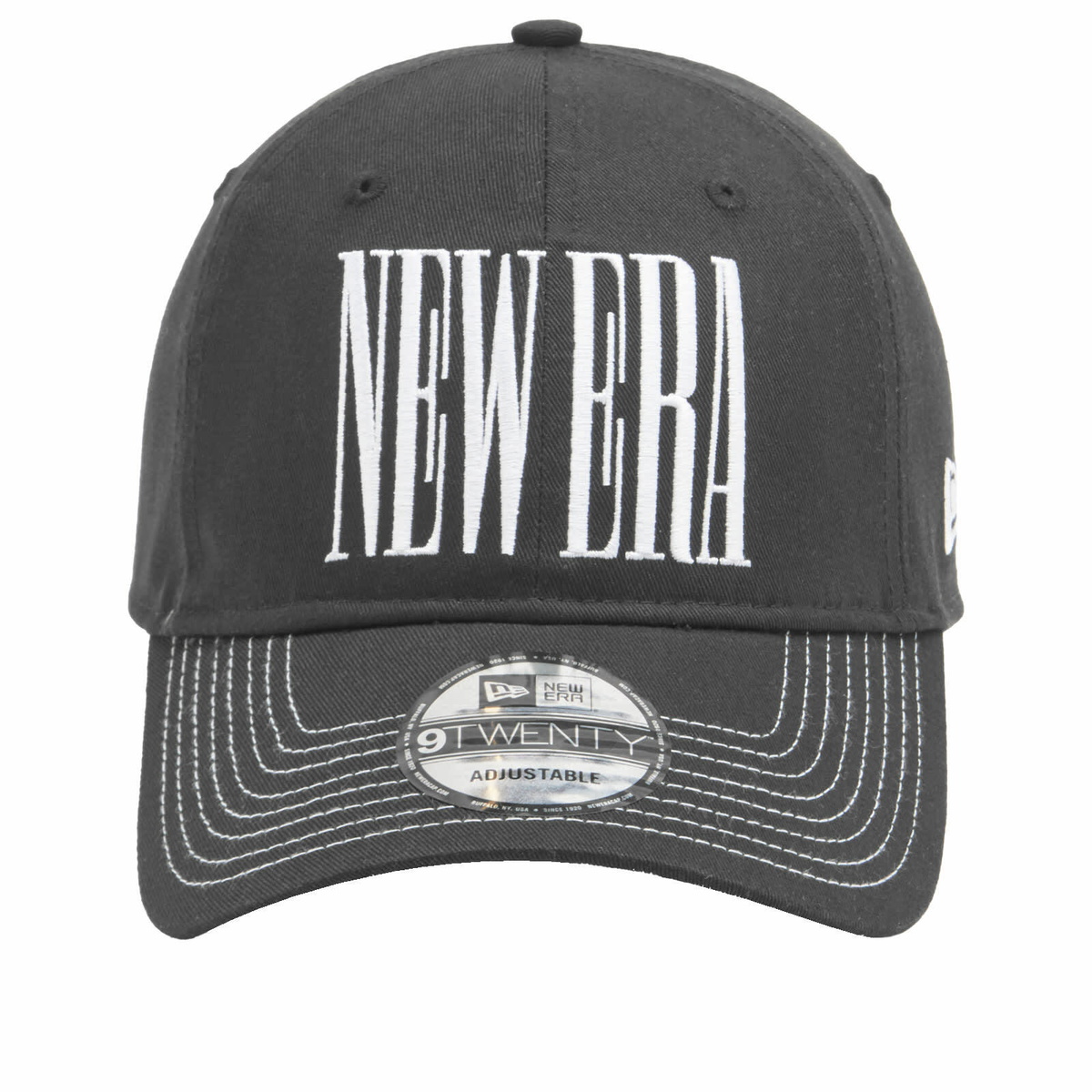 New Era Wordmark 9Fifty Adjustable Cap in Black 