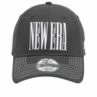 New Era Wordmark 9Fifty Adjustable Cap in Black 