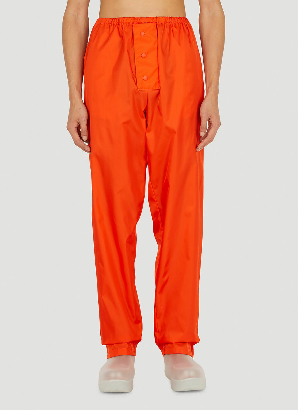 Netjes Bloeien toekomst Re-Nylon Pyjama Track Pants in Orange Prada