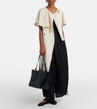 DeMellier Florence Large woven leather tote bag