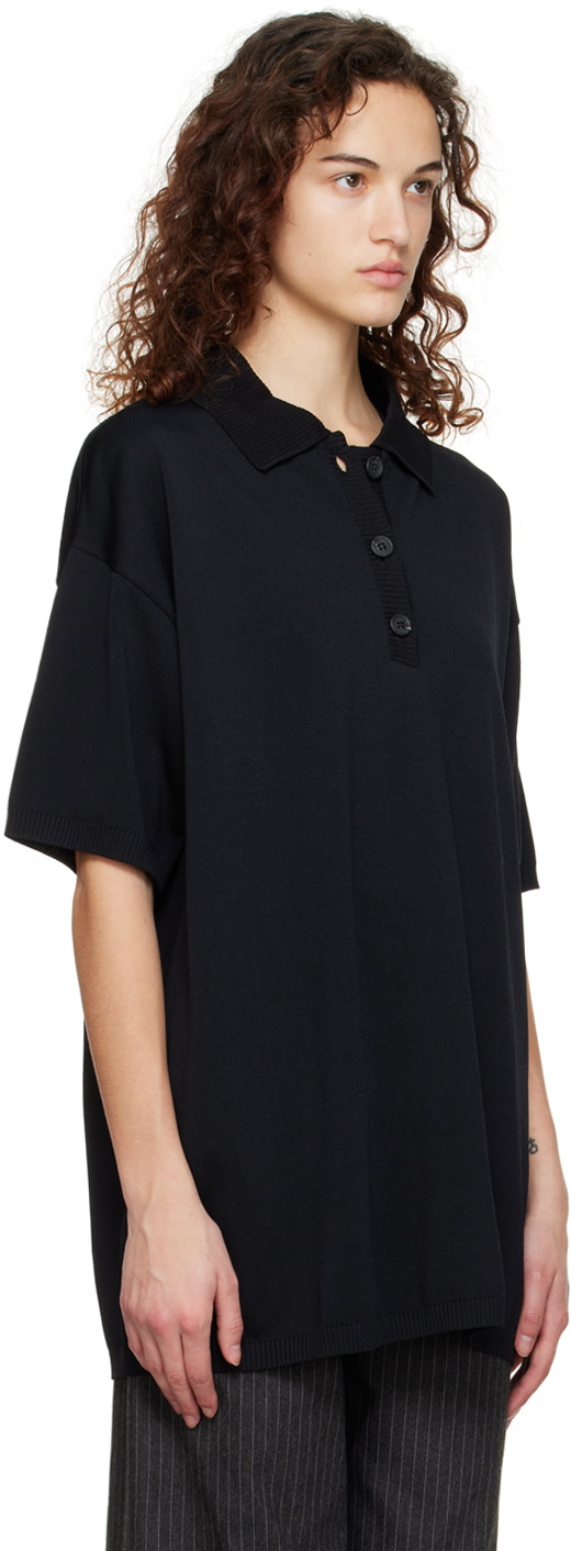 Teurn Studios SSENSE Exclusive Black Jane Polo