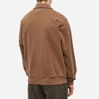 General Admission Men's Lincoln Half Zip Sweat in Brown