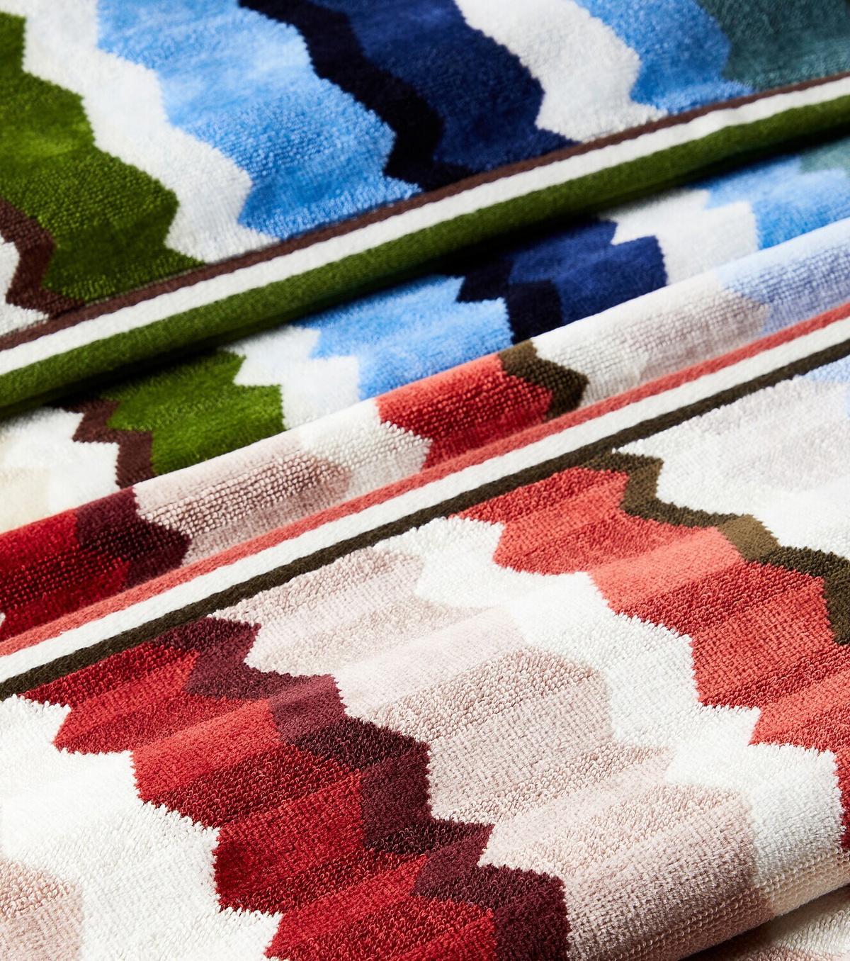 Missoni Eva Zigzag cotton terry bath sheet