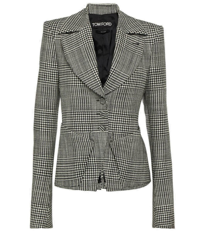 Photo: Tom Ford Checked virgin wool jacket
