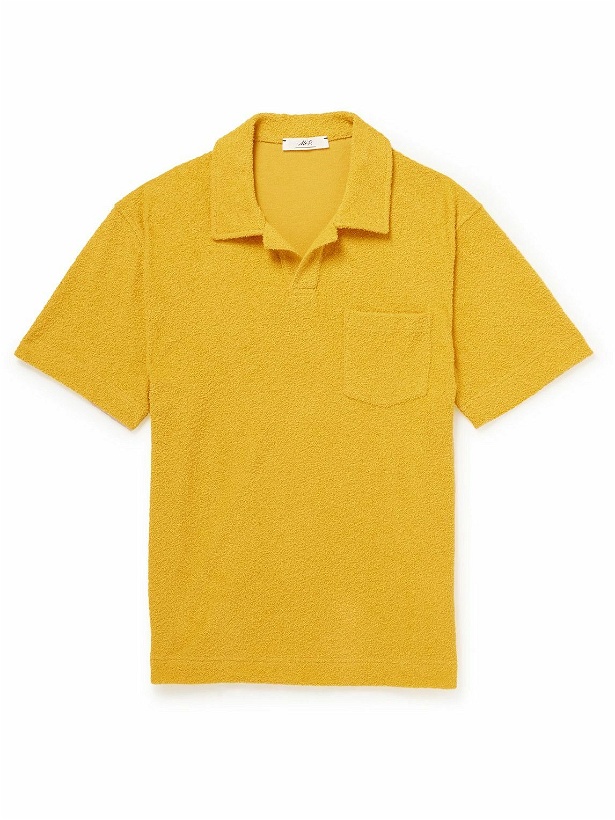Photo: Mr P. - Cotton-Terry Polo Shirt - Yellow