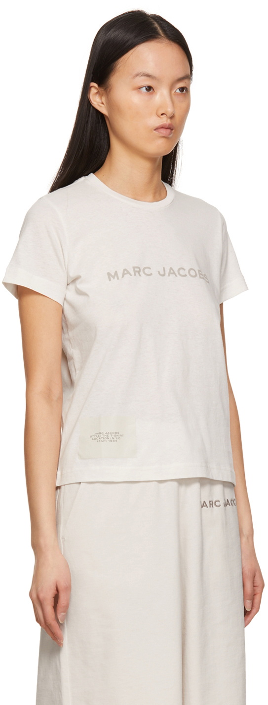 MARC JACOBS ホワイト Tシャツ Sサイズ MARC JACOBS 【並行輸入品】 マークジェイコブス レディース T