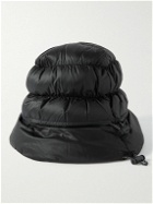 Moncler Genius - Pharrell Williams Logo-Appliquéd Quilted Shell Down Bucket Hat - Black