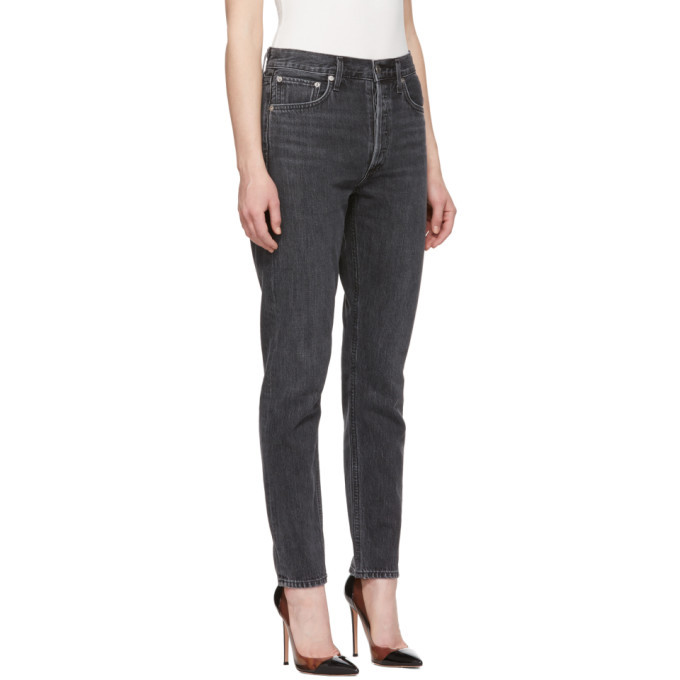 Agolde Black Jamie Classic Jeans AGOLDE