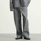 Applied Art Forms Men's Herringbone Contruction Pants in Raw Denim