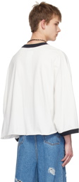 Doublet White 'Vote For' Long Sleeve T-Shirt