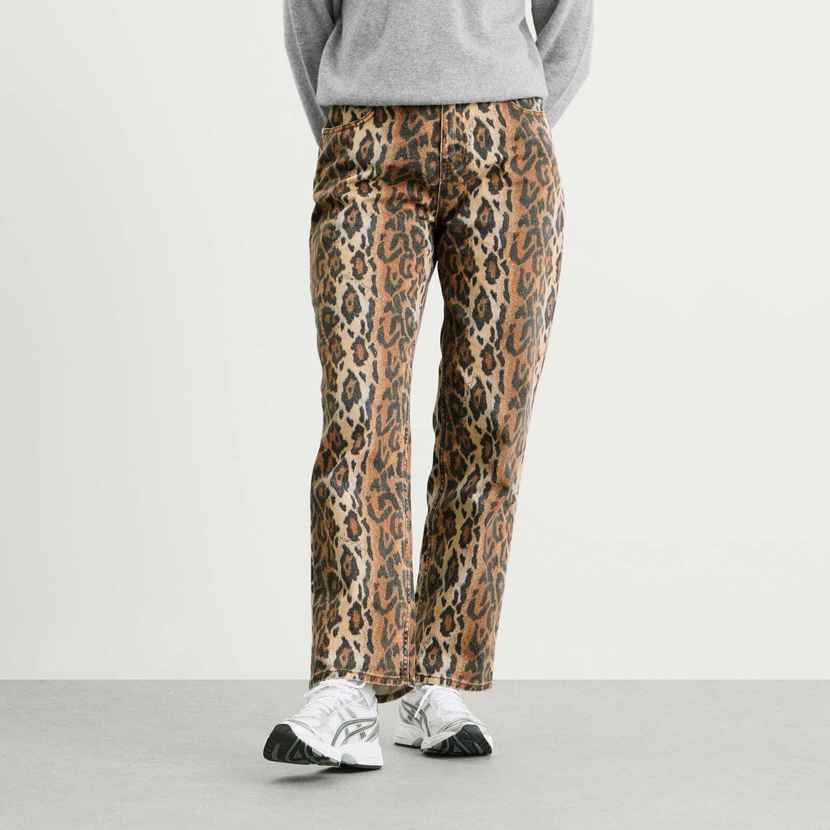House Of Sunny Women's Leopard Jessie Jeans in Multi