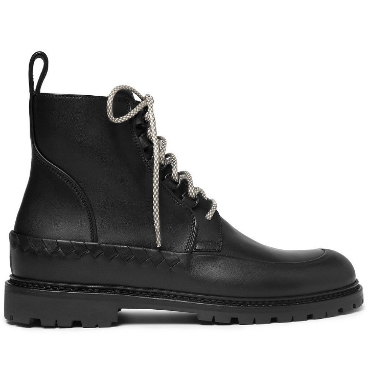 Photo: Bottega Veneta - Leather boots - Black