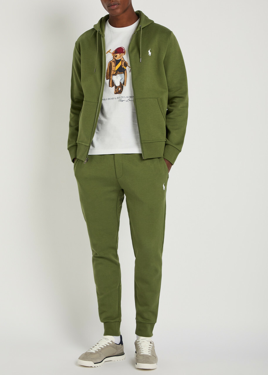 Polo Ralph Lauren Logo Cotton-blend Sweatpants Olive